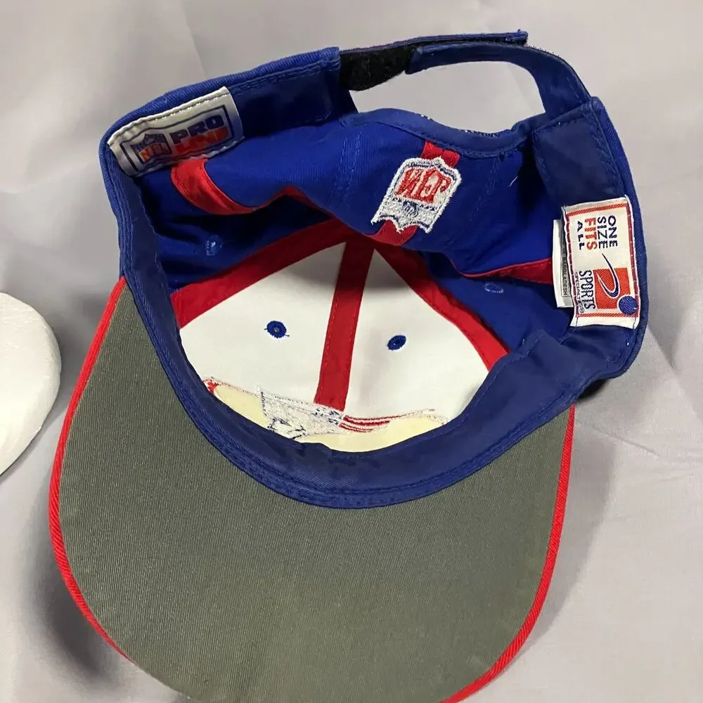New England Patriots Hat Blue Red NFL Pro Line Sports Specialties Adjustable Cap